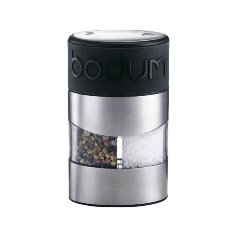 BODUM TWIN MOULIN SEL POIVRE NOIR INOX BODUM - 11002-01