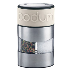 BODUM TWIN MOULIN SEL POIVRE BLANC INOX BODUM - 11002-913