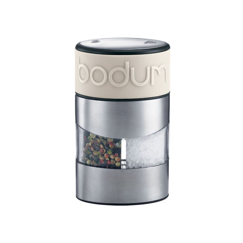 TWIN MOULIN SEL POIVRE BLANC INOX BODUM - 11002-913