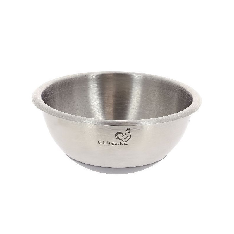 DE BUYER BASSINE 1/2 SPHERE 24CM INOX FD SILICONE DE BUYER - 3373.24