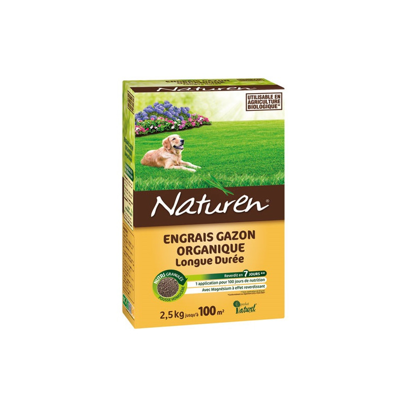 NATUREN ENGRAIS GAZON 2.5KG NATUREN - NATGAZ1C