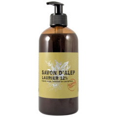 ALEPPO SOAP SAVON D'ALEP LIQUIDE 12% LAURIER 500ML ALEPPO SOAP - ASCOPE18