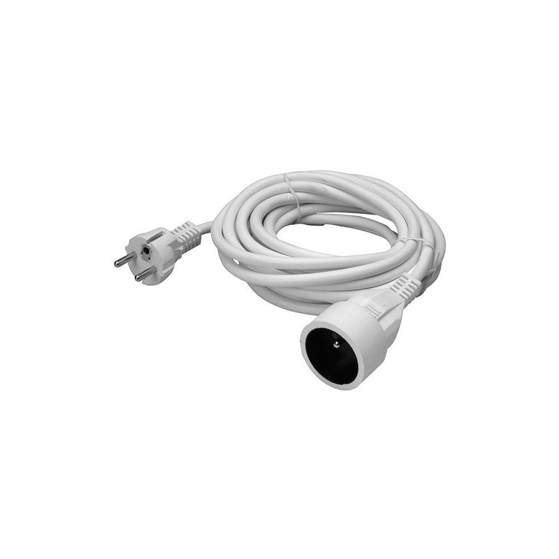 RALLONGE  5M BLANC 3G1.5 PROFILE  - 502400150