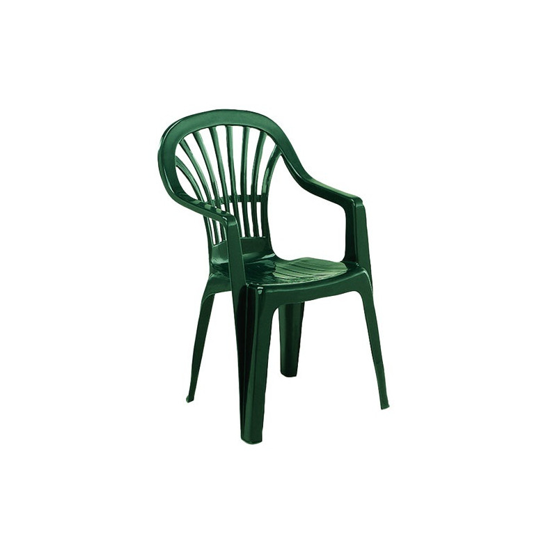 FAUTEUIL HAUT DOSS.EMPILABLE ZENA VERT IPAE PROGARDEN - 472686