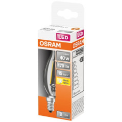 OSRAM LED FLA CDV CLAIR FILA.4W E14 CHD BTE OSRAM - 4058075434226