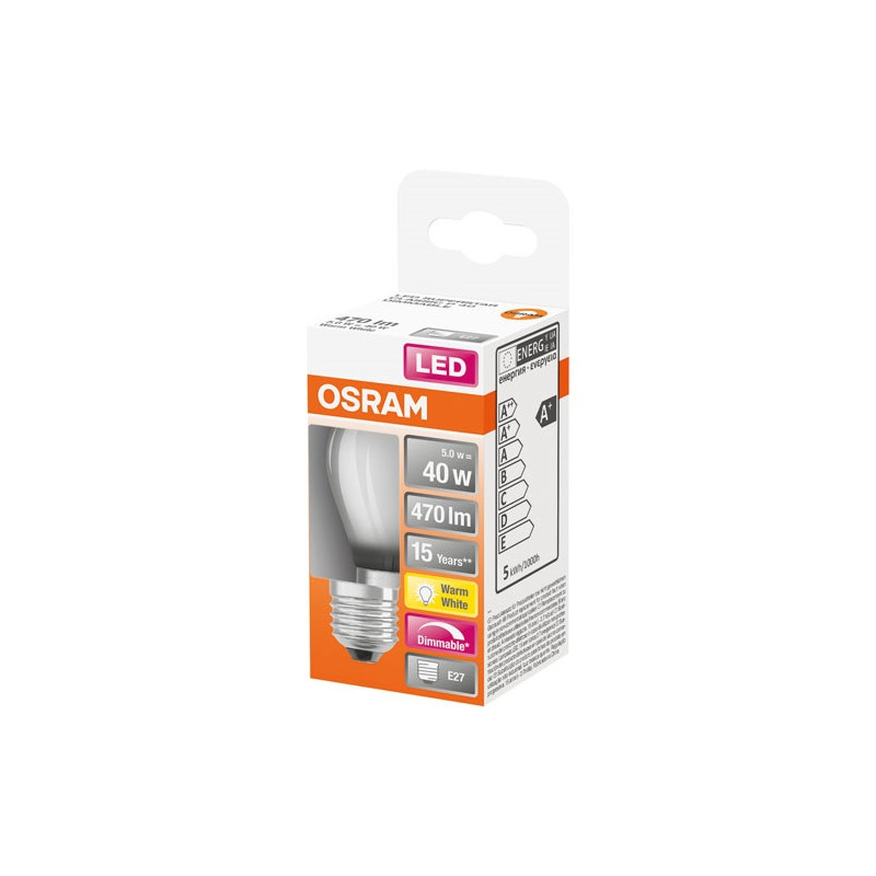 OSRAM LED SPH VER.DEP DIM 5W E27 CHD BTE OSRAM - 4058075436909