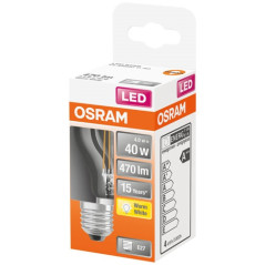 OSRAM LED SPH CLAIR FILA.4W E27 CHD BTE OSRAM - 4058075435162