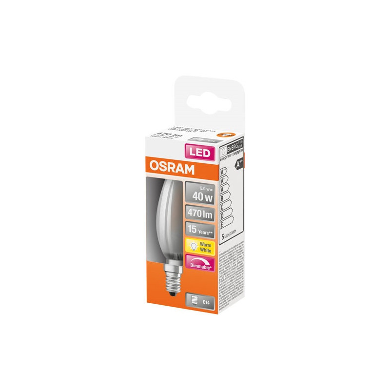 OSRAM LED FLA VER.DEP DIM 4.5W E14 CHD BTE OSRAM - 4058075436985