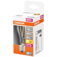 OSRAM LED STD CLAIR FILA.DIM 5W E27 CHD BTE OSRAM - 4058075211322