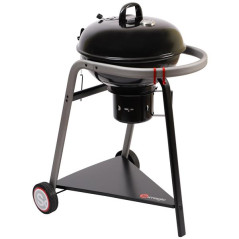 SOMAGIC BARBECUE CHARBON EL PASO D46CM ACIER EMAILLE COUVERCLE THERMOMETRE RECU SOMAGIC - 317470003