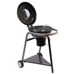 SOMAGIC BARBECUE CHARBON EL PASO D46CM ACIER EMAILLE COUVERCLE THERMOMETRE RECU SOMAGIC - 317470003