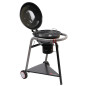 BARBECUE CHARBON EL PASO D46CM ACIER EMAILLE COUVERCLE THERMOMETRE RECU SOMAGIC - 317470003