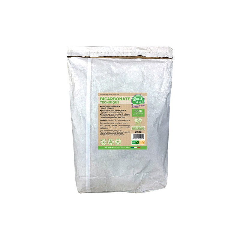 BICARBONATE DE SOUDE TECHNIQUE 20KG BULLE VERTE - 9015BV