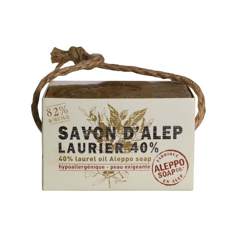 ALEPPO SOAP SAVON D'ALEP 40% DE LAURIER 200G ALEPPO SOAP - ASALEP18