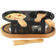 TABLE ET COOK RACLETTE PLATEAU BOIS 2 PERSONNES TABLE ET COOK - HHR-11