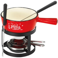 TABLE ET COOK SET FONDUE ROUGE CHALET 14 CM TABLE ET COOK - SH-V611