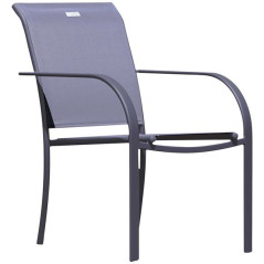 OZALIDE FAUTEUIL ALU ANTHRACITE BEZIERS OZALIDE - 4447