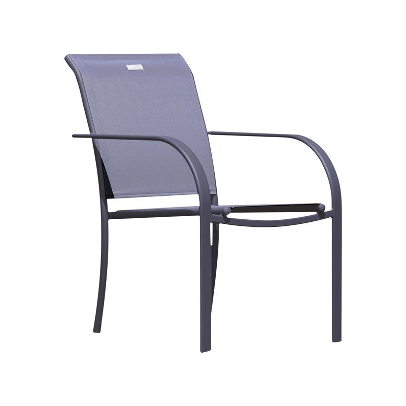 OZALIDE FAUTEUIL ALU ANTHRACITE BEZIERS OZALIDE - 4447