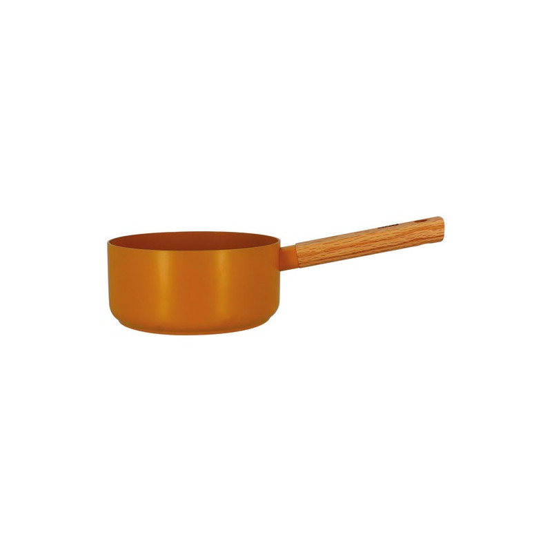 OGOLIVING ECTOR CASSEROLE 18CM JAUNE MANCHE BOIS OGOLIVING - 7930271