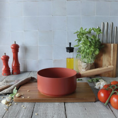 OGOLIVING ECTOR CASSEROLE 16CM PAPRIKA MANCHE BOIS OGOLIVING - 7930280