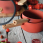 ECTOR CASSEROLE 16CM PAPRIKA MANCHE BOIS OGOLIVING - 7930280