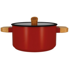 OGOLIVING ECTOR FAITOUT 24CM PAPRIKA MANCHE BOIS OGOLIVING - 7930286