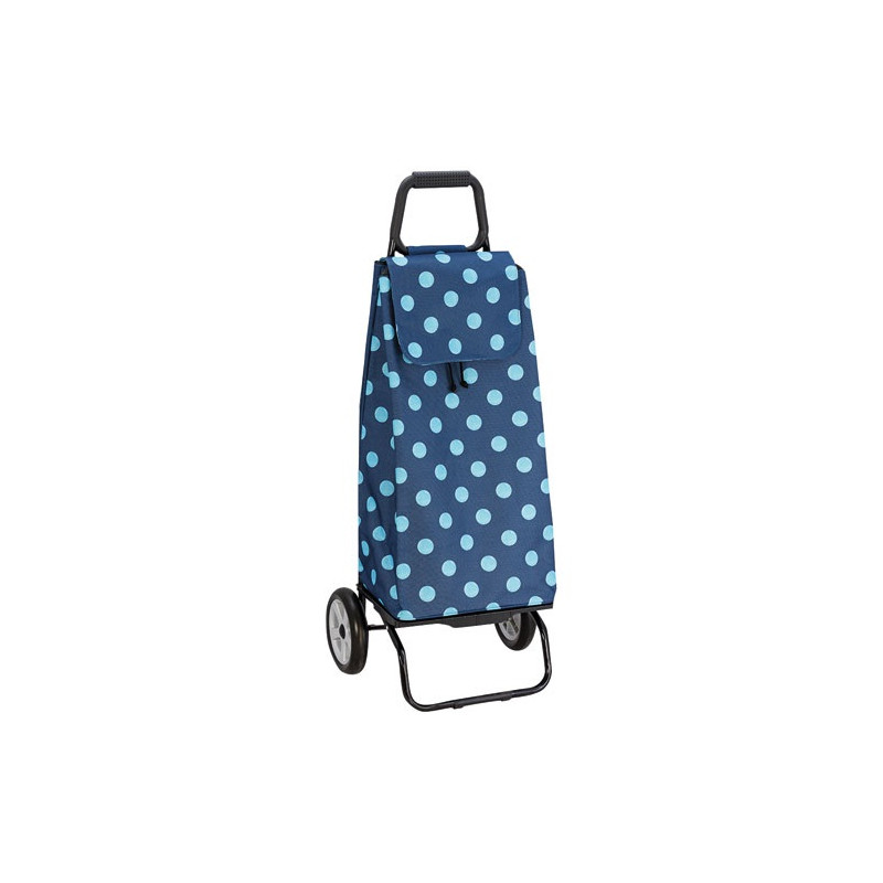 POUS.2R 55L CARLUX POIS BLEU CIEL SIDEBAG - 8212-542