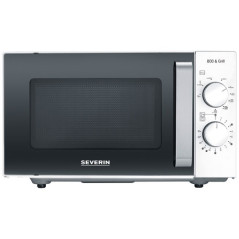 Severin MICRO-ONDES GRIL MECA 800W  GRILL 1000 W  20L SILVER SEVERIN - 7766