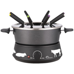 LITTLE BALANCE SERVICE FONDUE BLACK 8 MEUUUH LITTLE BALANCE - 8690