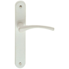 ALPERTEC POIGNEE PORTE ALU BLANC SANS TROU ALPERTEC - 462801