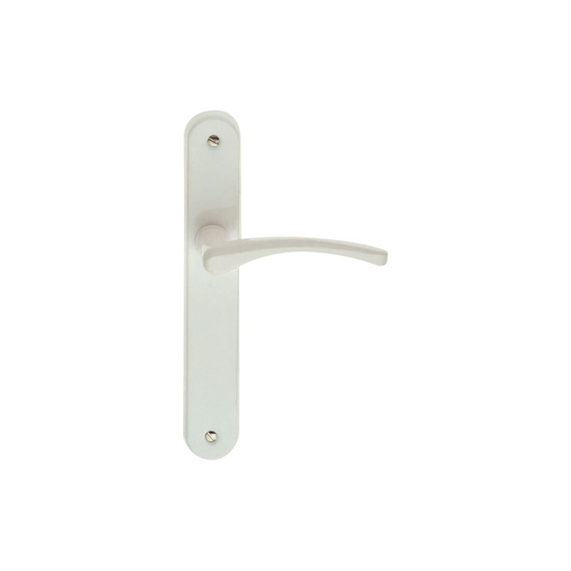 ALPERTEC POIGNEE PORTE ALU BLANC SANS TROU ALPERTEC - 462801