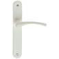 POIGNEE PORTE ALU BLANC SANS TROU ALPERTEC - 462801