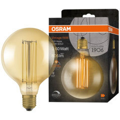 OSRAM 1906 GLOBE 125MM CLAIR 8.8W E27 CHAUD OSRAM - 4058075761810