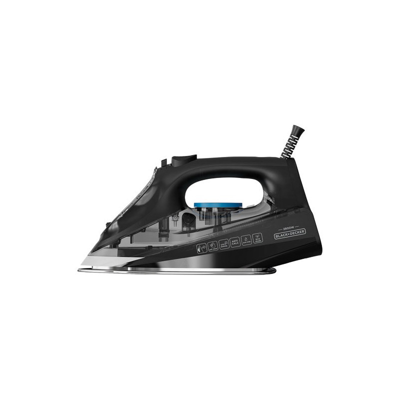 Black & Decker FER A REPASSER 2800W 45GR PRESSING 170GR RESERVOIR 360ML SEMELLE CERAMI BLACK & DECKER  - BXIR2805E