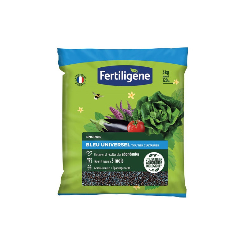 FERTILIGENE ENGRAIS BLEU UAB 3KG FERTILIGENE - FBLEUBIO3