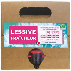 BULLE VERTE LESSIVE LIQUIDE FRAICHEUR BIB 3 L BULLE VERTE - 23BIB003BV