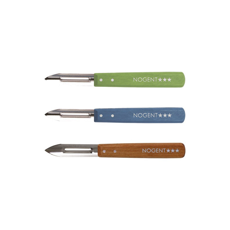 NOGENT BOITE 20 EPLUCHEUR 2TR CLASSIC BOIS BLEU VERT CERISIER NOGENT - 01249 K