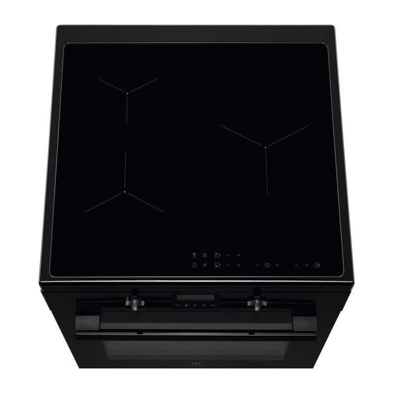 Cuisiniere multifonction a induction - Pyrolyse - ELECTROLUX - LKI648944K - 3 foyers - 7200 W - 60 x 60 cm - Noir