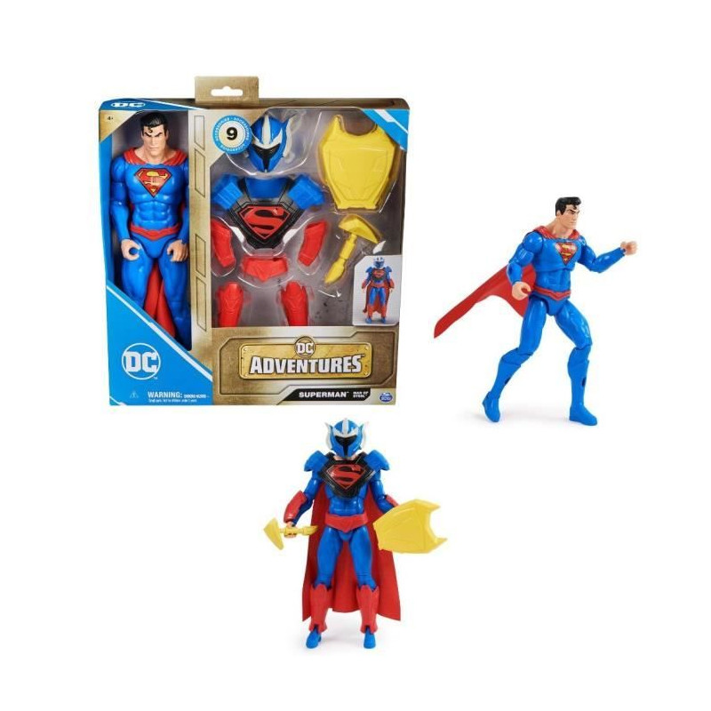 PACK FIGURINE 30 CM SUPERMAN + ACCESSOIRES DC Adventures