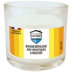 HOME DEFENSE BOUGIE REPULS.MOUSTI.MOUCH.90G HOME DEFENSE - HDBOUGIE