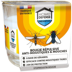 HOME DEFENSE BOUGIE REPULS.MOUSTI.MOUCH.90G HOME DEFENSE - HDBOUGIE