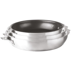 LACOR COMBI POELE INOX REVETUE MANCHE AMOVIBLE 24 CM LACOR - 56824