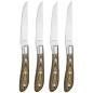 ACHILLE COFFRET 4 COUTEAUX STEAK BOIS DE PAKKA AMEFA - 255015MB02BR4