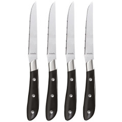 Amefa  ACHILLE COFFRET 4 COUTEAUX STEAK ABS NOIR AMEFA - 2550A1MB02BR4