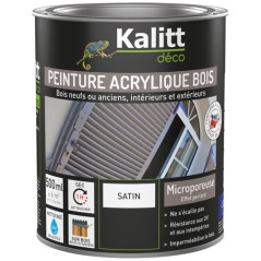 KALITT DECO PEINTURE ACRYL BOIS SATIN 0.5L BLEU RO KALITT DECO - 762727