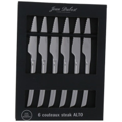 JEAN DUBOST ALTO COFFRET 6 COUTEAUX STEAK INOX MIROIR JEAN DUBOST - DA041280X01022