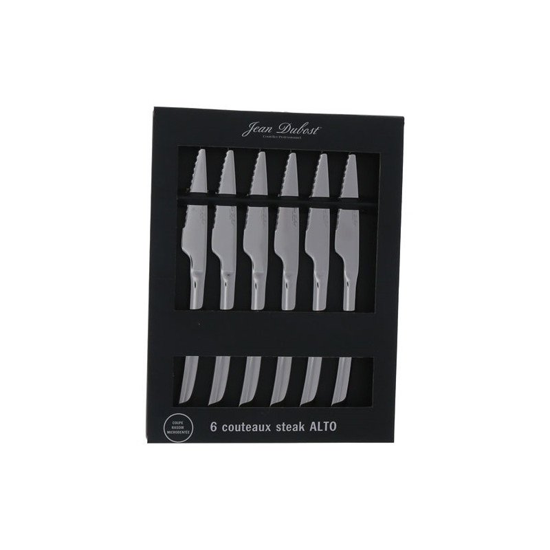 JEAN DUBOST ALTO COFFRET 6 COUTEAUX STEAK INOX MIROIR JEAN DUBOST - DA041280X01022