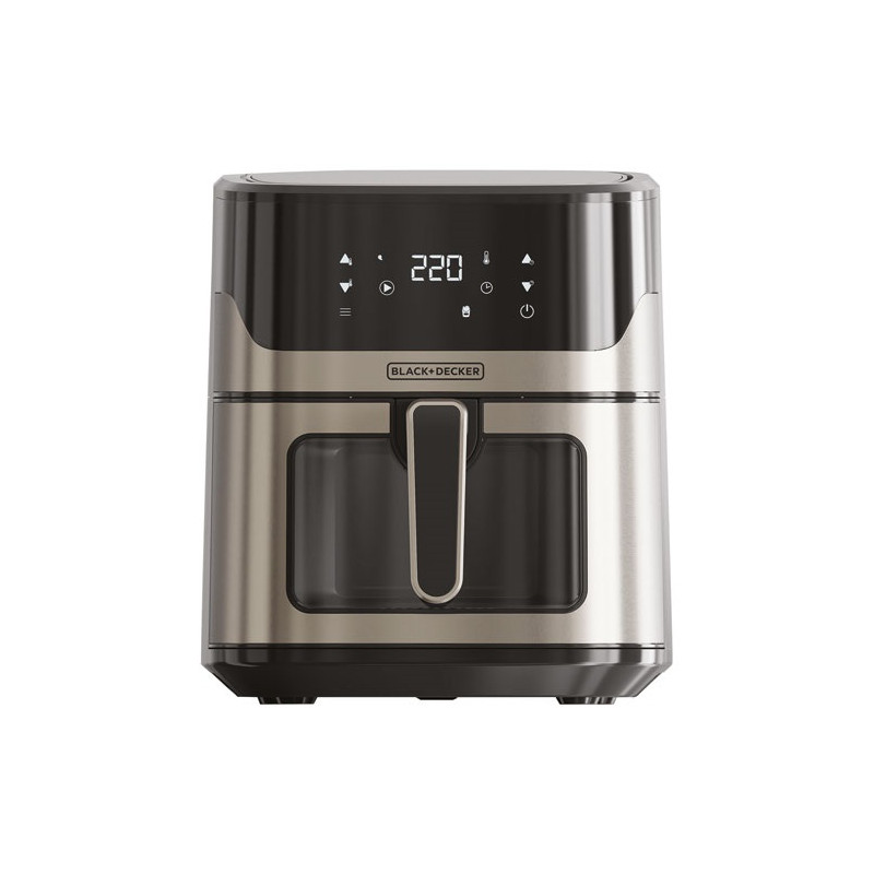 FRITEUSE MULTICUISEUR AIRFRYER 1800W 6,5L 6 PORTIONS PANNEAU DIGITAL 8P BLACK & DECKER  - BXAF6500E