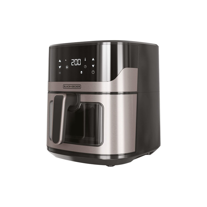 FRITEUSE MULTICUISEUR AIRFRYER 1800W 6,5L 6 PORTIONS PANNEAU DIGITAL 8P BLACK & DECKER  - BXAF6500E