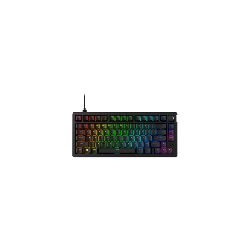 Clavier Hyper X Alloy Rise 75 Clavier gamer mecanique switchs lineaires Hotswap format 75%